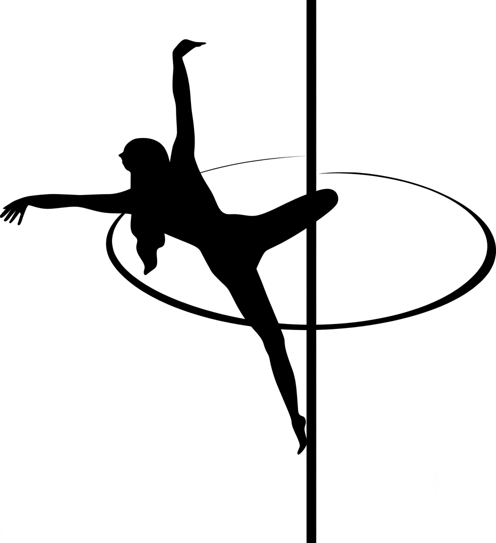 Pole Dancer Silhouette